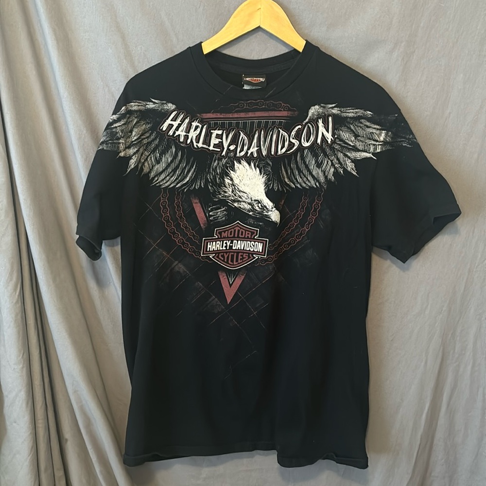 Harley-Davidson "Wilkesboro" - double sided graphic T-Shirt Large - black